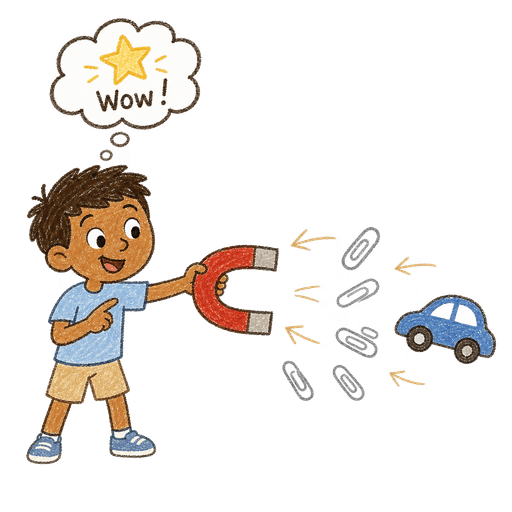 Illustration of the word Attract