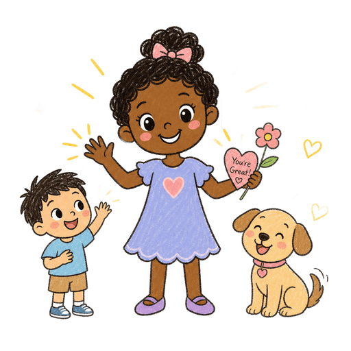 Illustration of the word Amiable