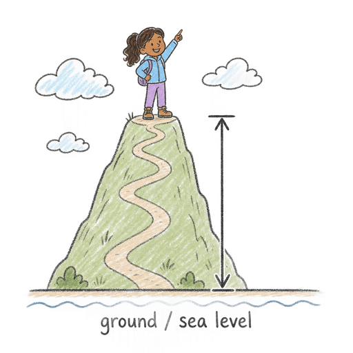 Illustration of the word Altitude
