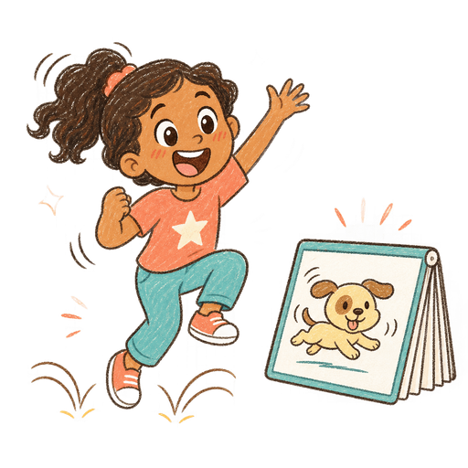 Illustration of the word Animated