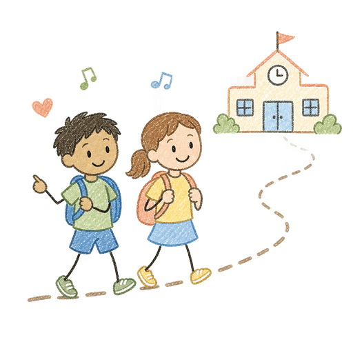 Illustration of the word Accompany