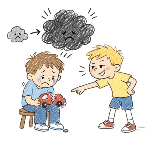 Illustration of the word Aggravate