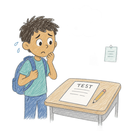 Illustration of the word Apprehensive