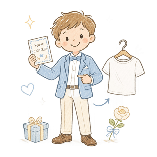 Illustration of the word Attire