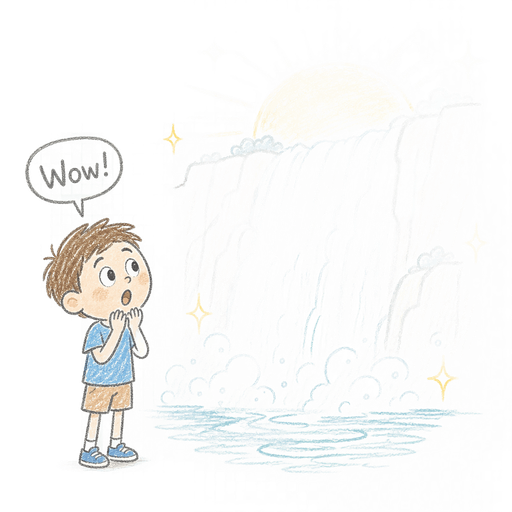 Illustration of the word Awe