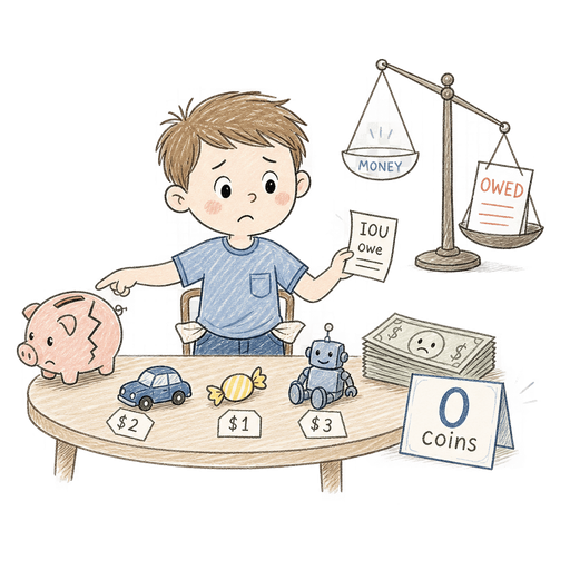 Illustration of the word Bankrupt
