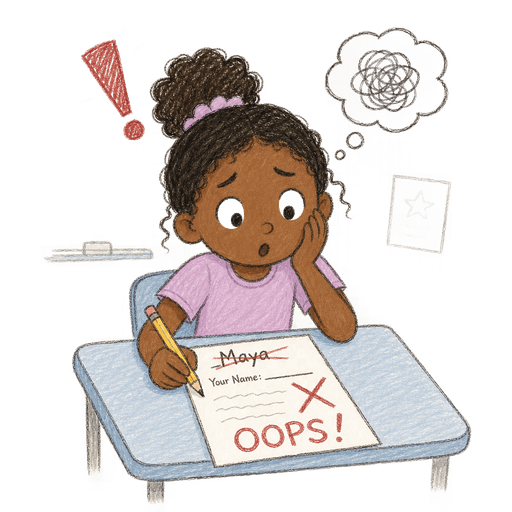 Illustration of the word Blunder