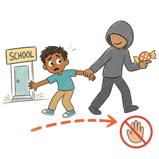 Illustration of the word Abduct
