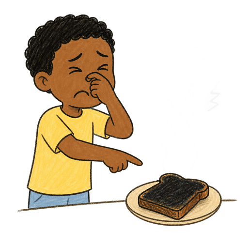 Illustration of the word Acrid
