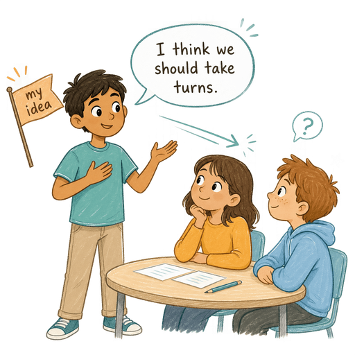 Illustration of the word Assert
